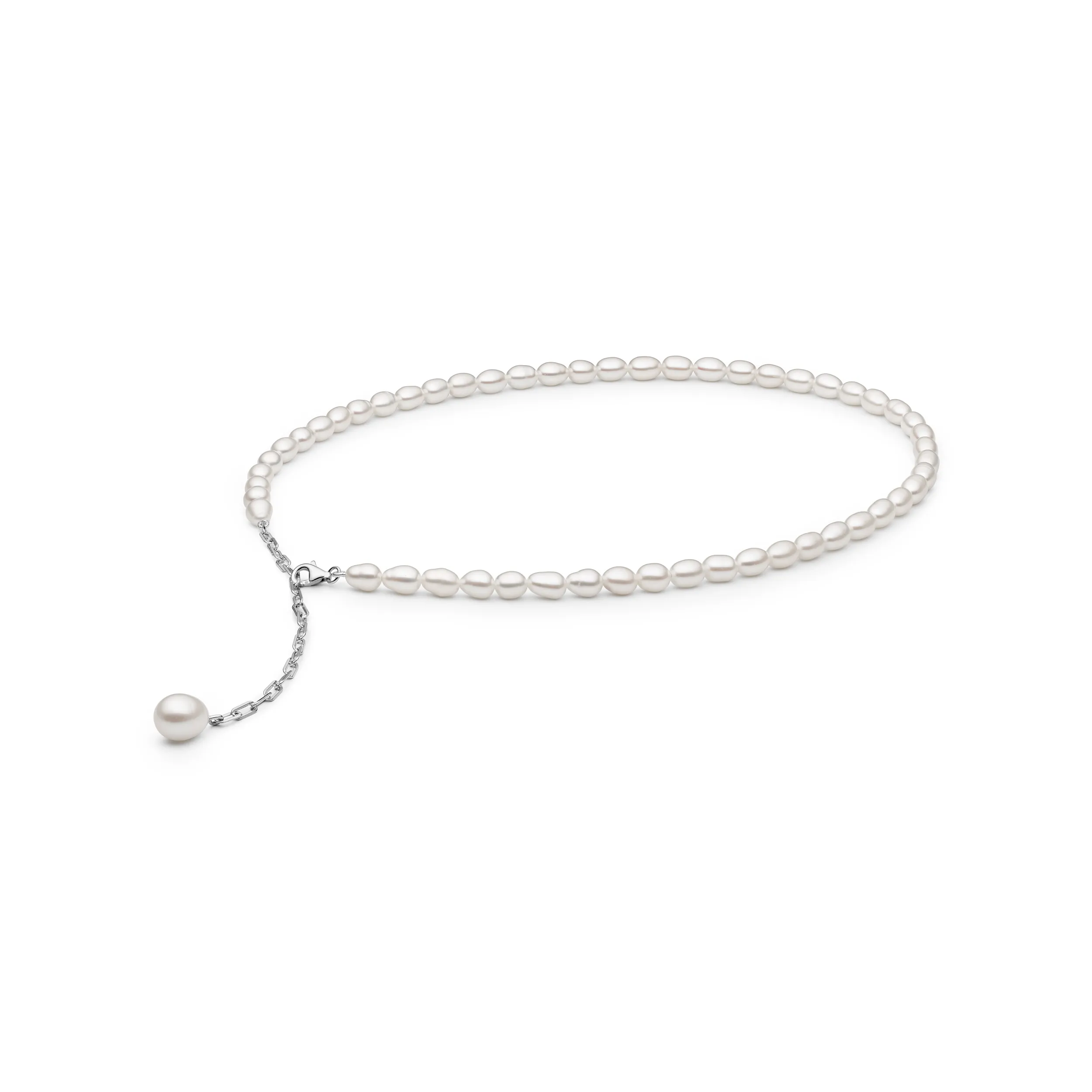Coliere cu perle - Colier argint cu perle naturale - Sublime