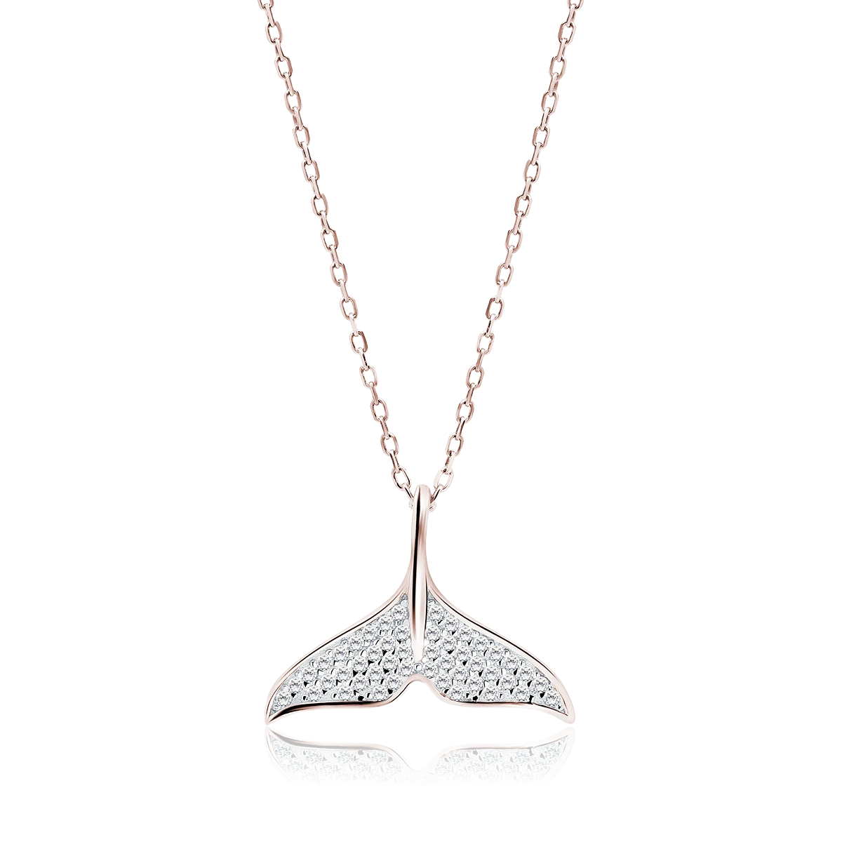 Coliere argint - Colier argint cu zirconii - Sirena