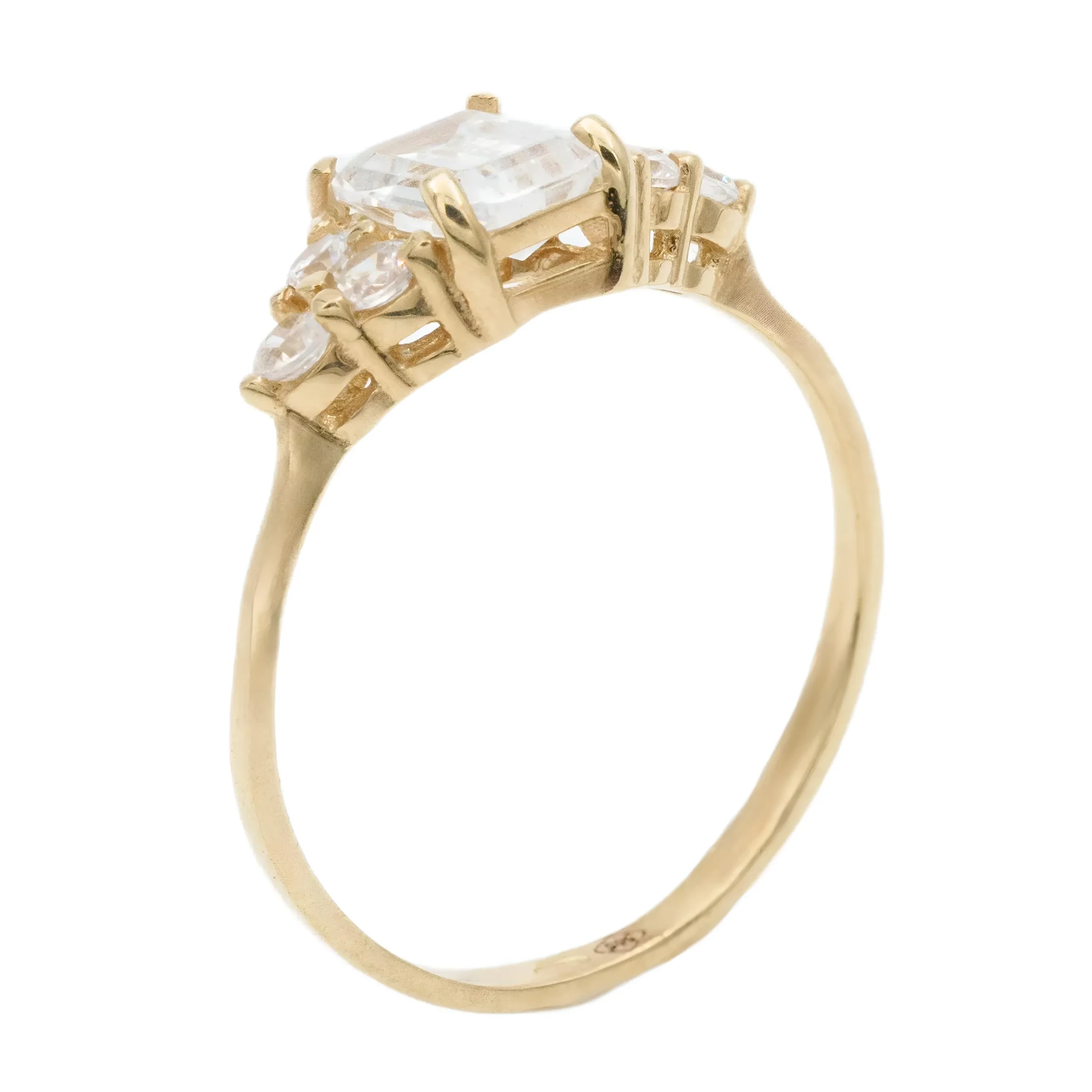 Bijuterii aur - Femei - Inele - Inel Aur 14k cu pietre Zirconia AU0149