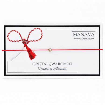 Martisor cu Cristal Swarovski Auriu [1]
