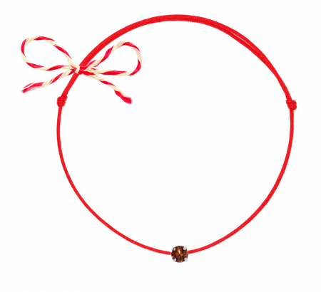 Martisoare - Martisor cu Cristal Swarovski Topaz