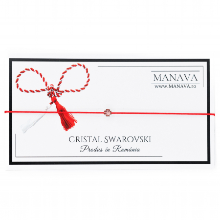 Martisor cu Cristal Swarovski Rose [1]
