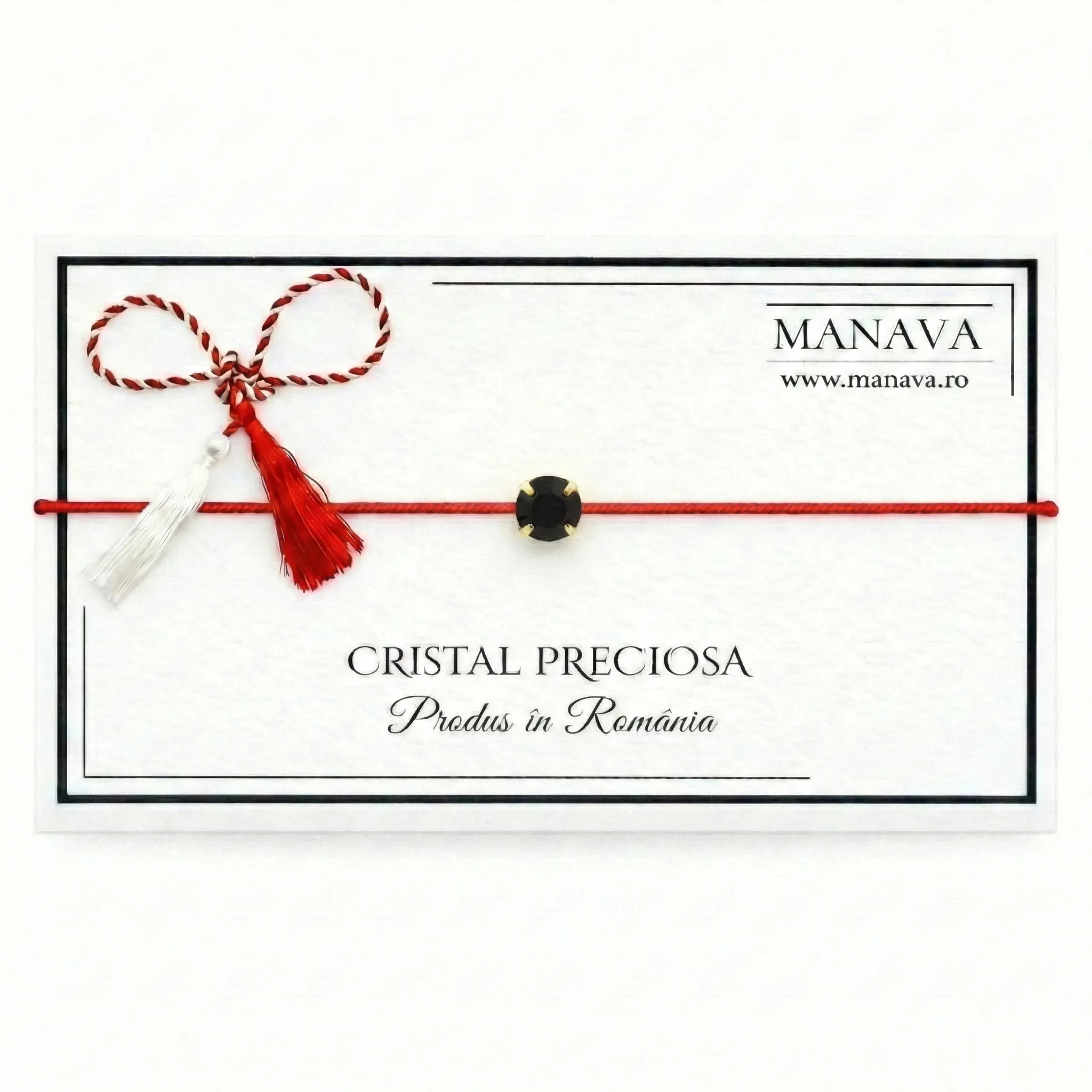 Martisor cu Cristal Preciosa Black Gold [1]