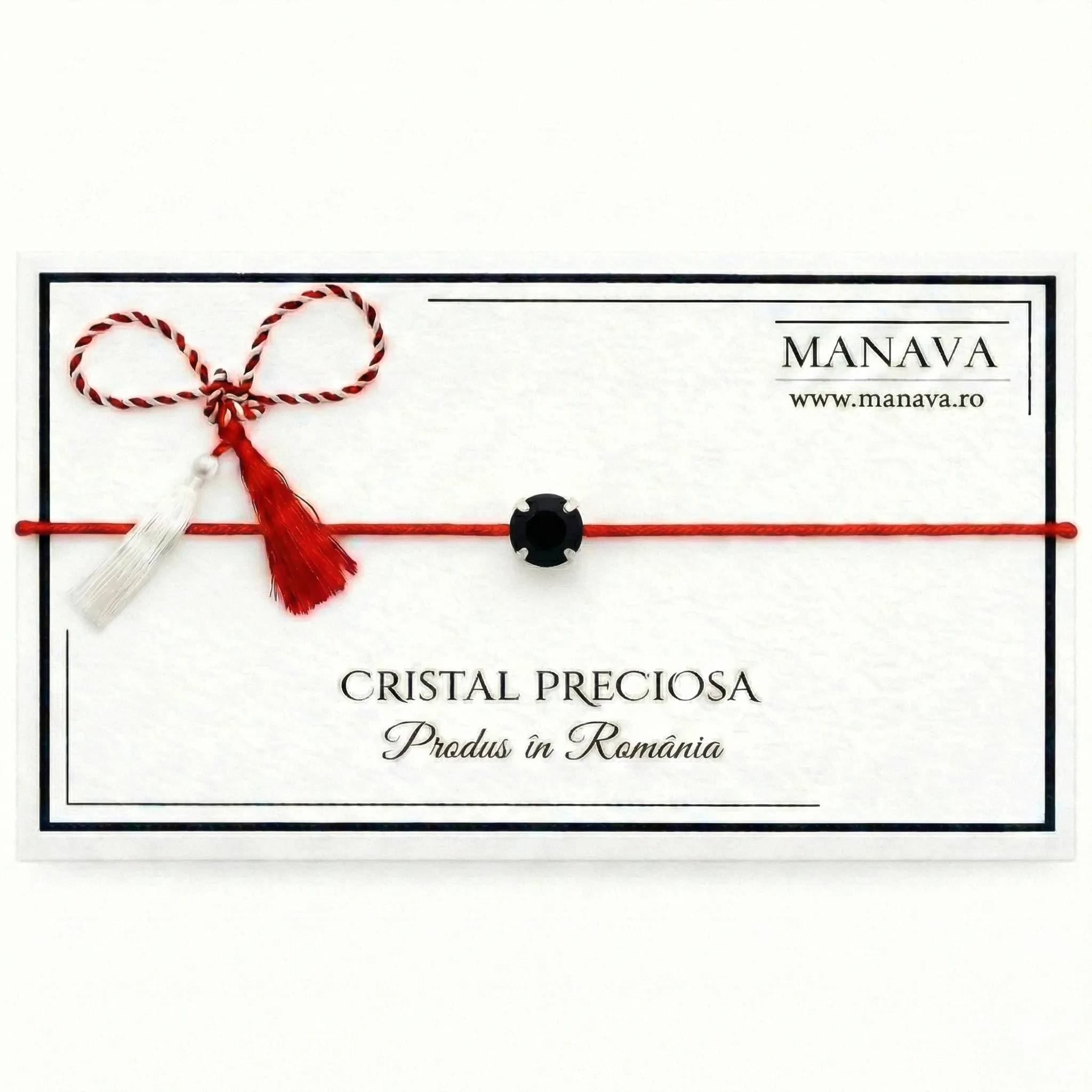 Martisor cu Cristal Preciosa Black [1]