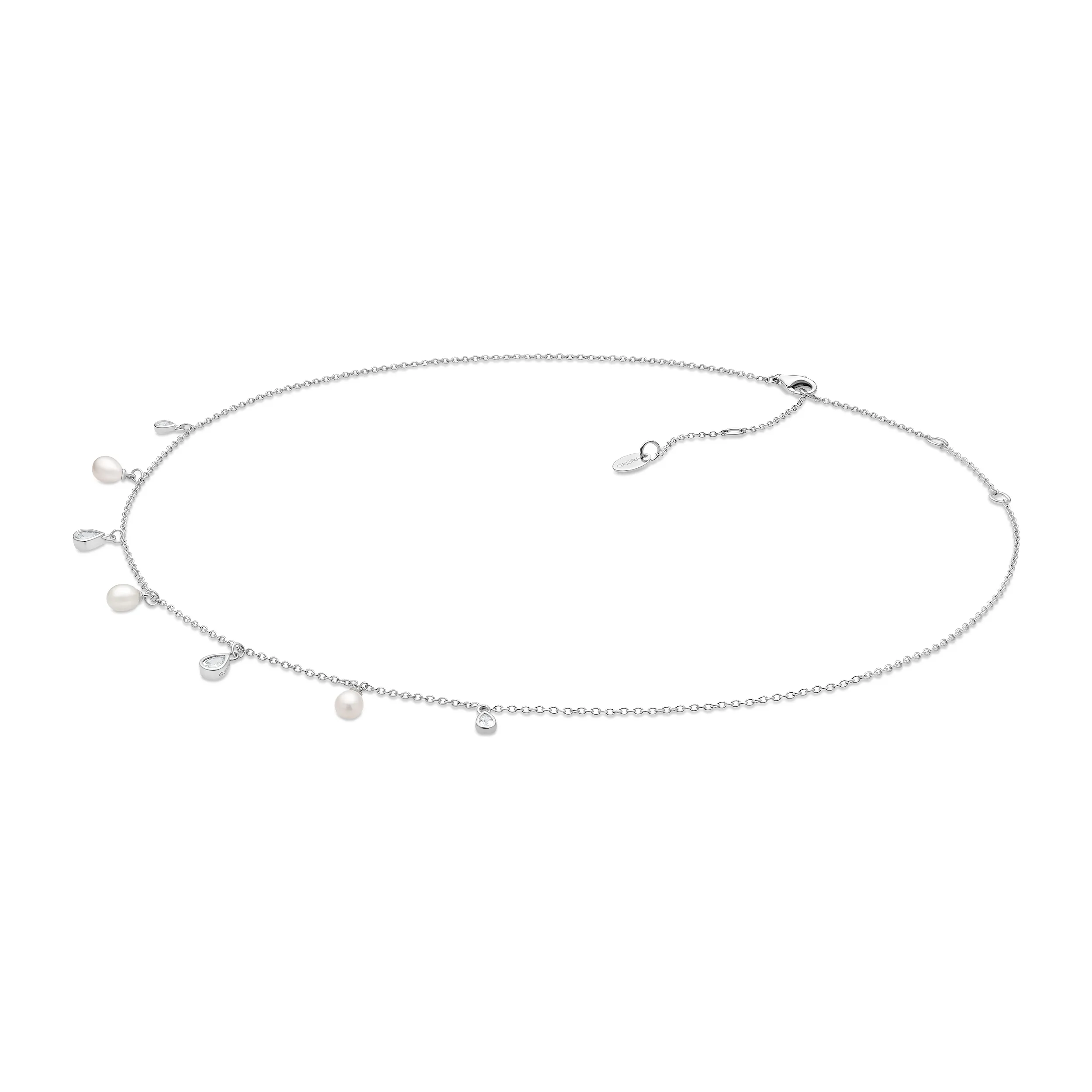 Pandant argint cu perle naturale si zirconia - Brume