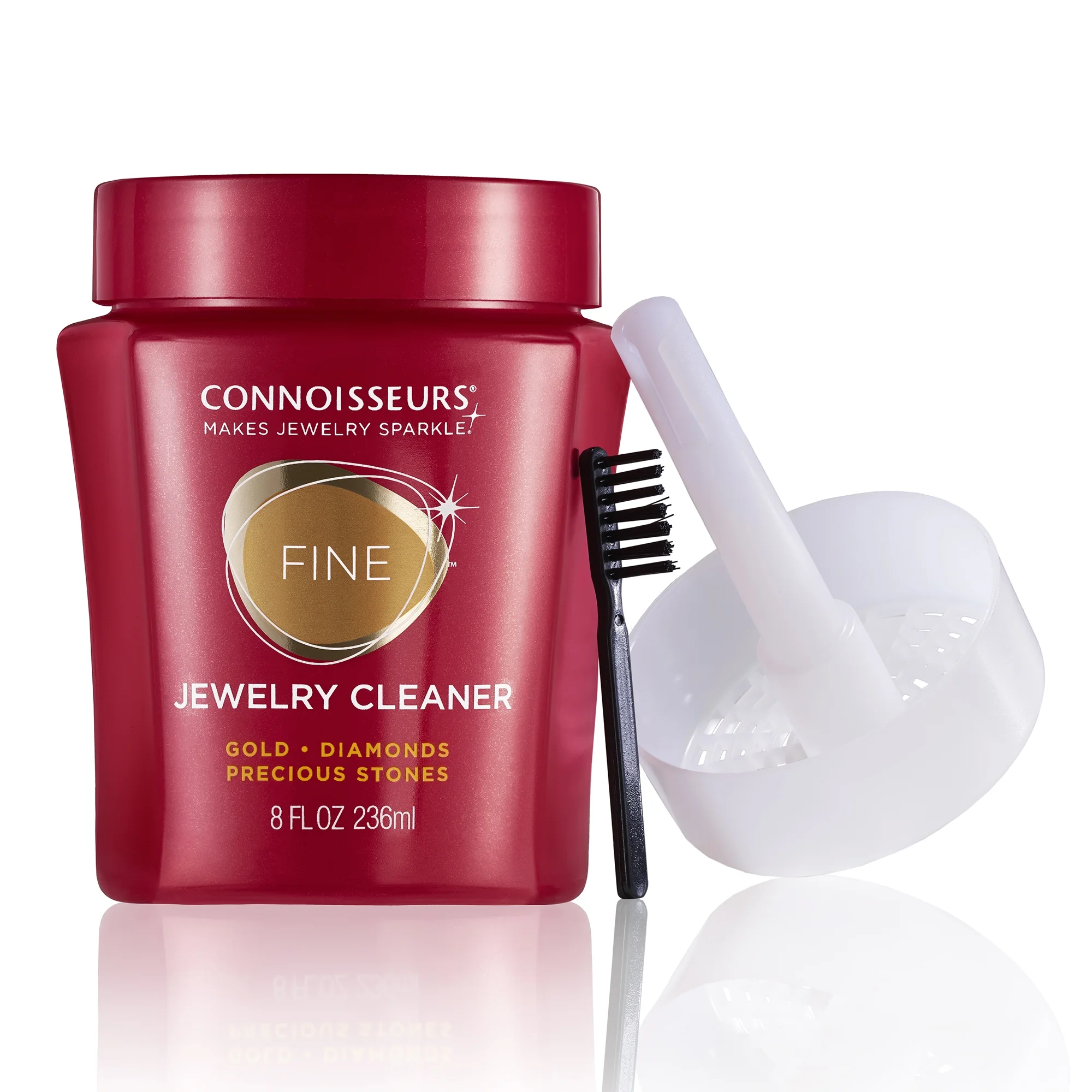 Solutii Curatare Bijuterii - Solutie curatare Aur, Diamante, Pietre Pretioase - Connoisseurs 236 ml
