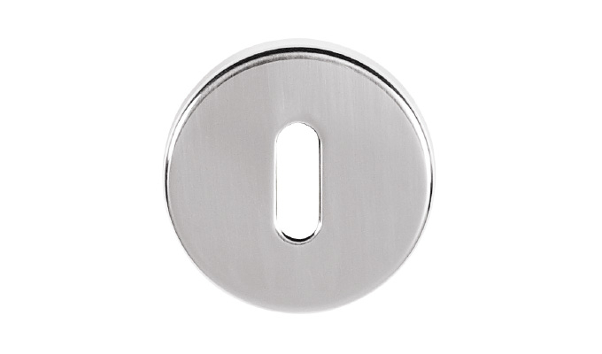 Mâner ușa crom satinat, 293 - rozetă cheie [2]