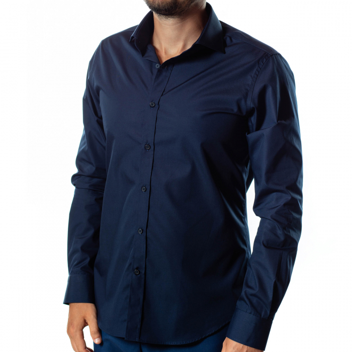 Cămașă Regular Fit bleumarin [3]