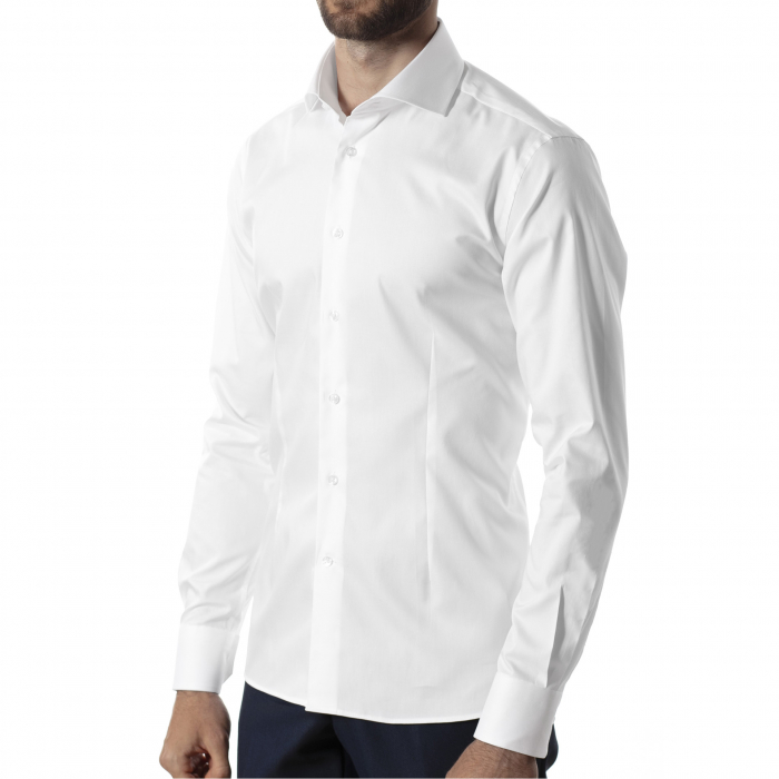 Cămașă Slim Fit albă cu textură - 995 [3]