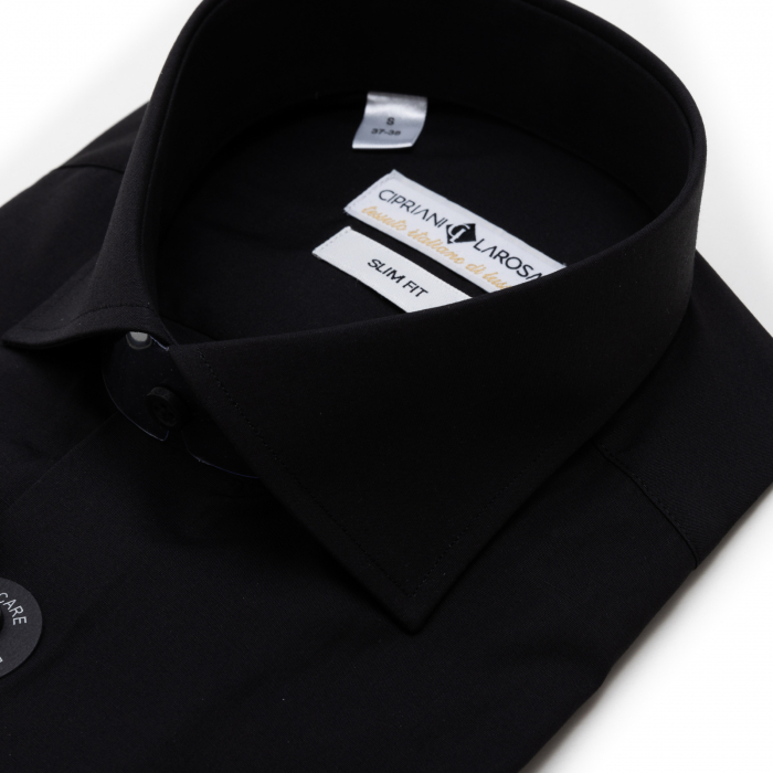 Cămașă Slim Fit neagră [2]