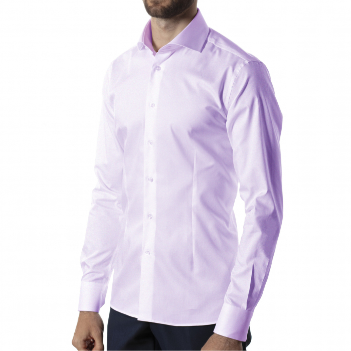 Cămașă Slim Fit mov cu textură [3]