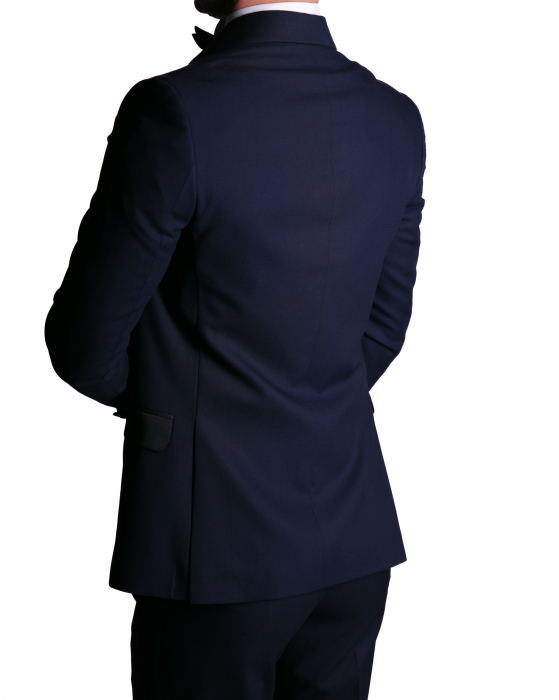 Costum Ceremonie Slim Bleumarin [5]
