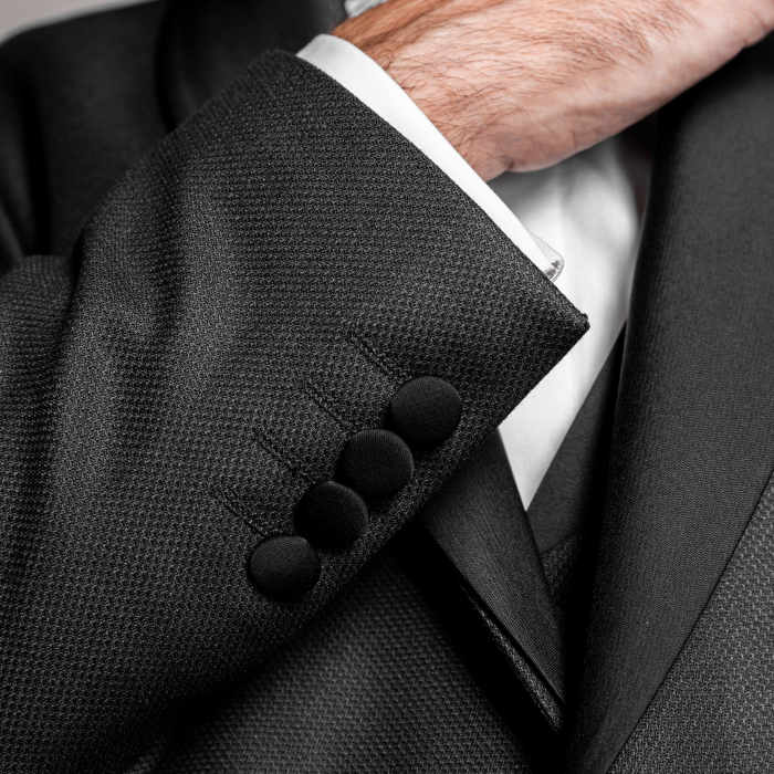 Costum Ceremonie Slim Negru C7 [8]