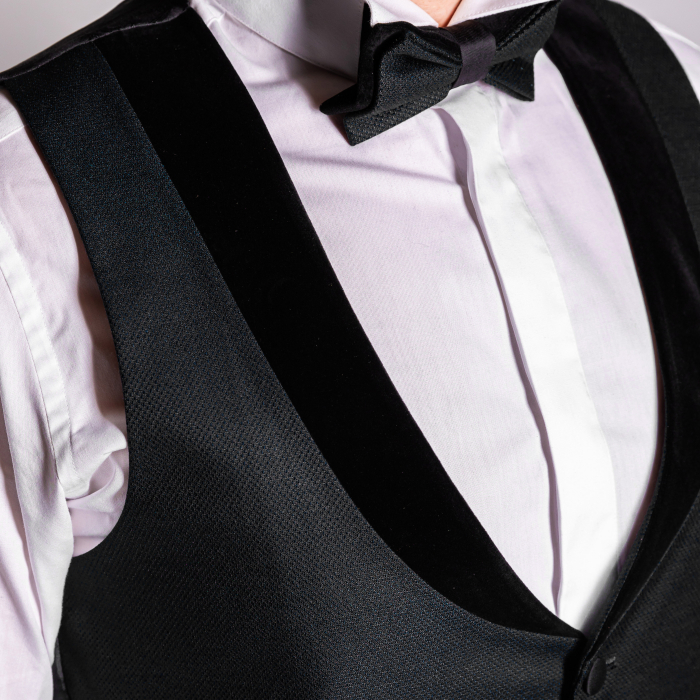 Costum Ceremonie Slim Negru C11 [5]