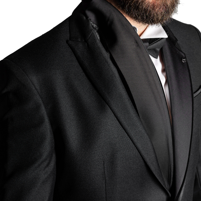 Costum Ceremonie Slim Negru C9 [2]