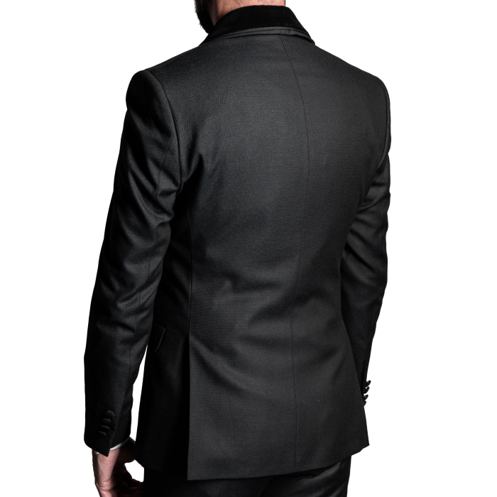 Costum Ceremonie Slim Negru C9 [3]
