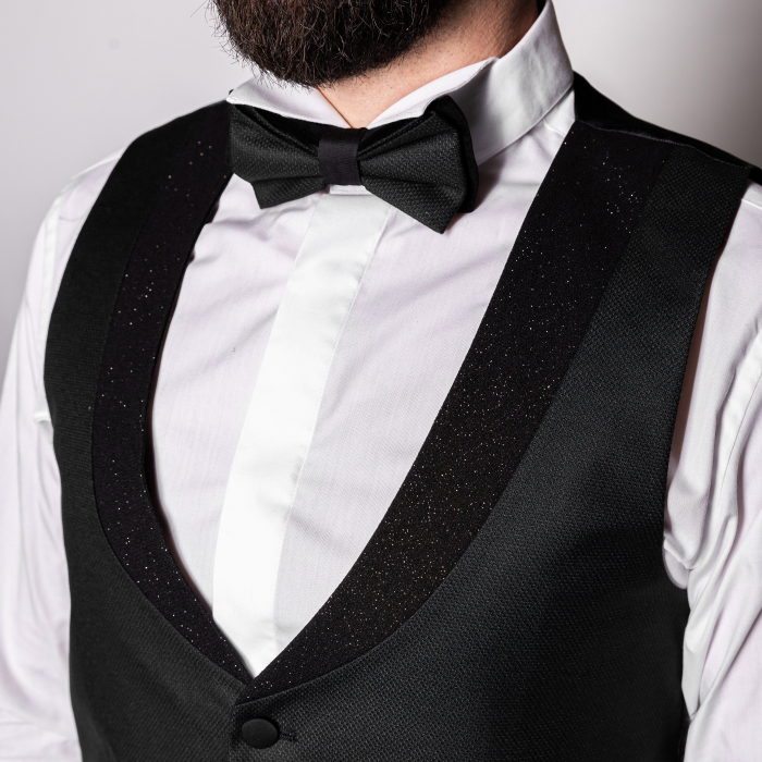 Costum Ceremonie Slim Negru C9 [7]