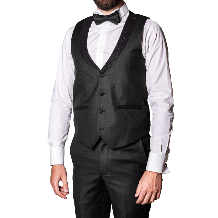 Costum Ceremonie Slim Negru C9 [8]