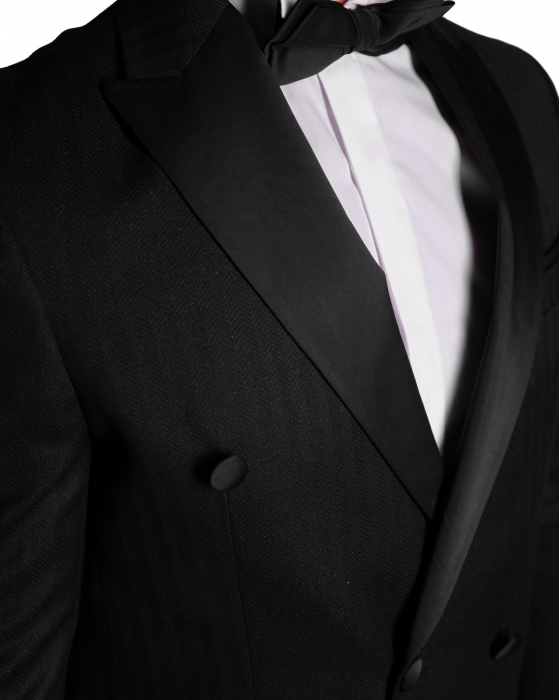 Costum Ceremonie Slim Negru [2]