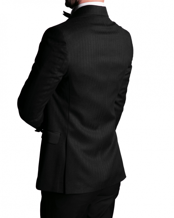 Costum Ceremonie Slim Negru [5]