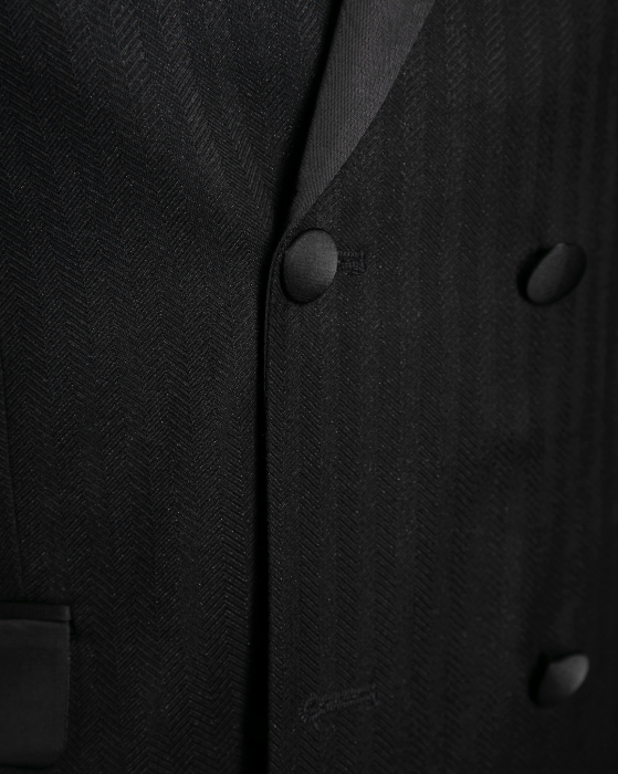 Costum Ceremonie Slim Negru [4]