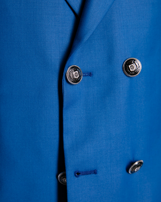 Costum Office Slim Albastru-Cyan [3]