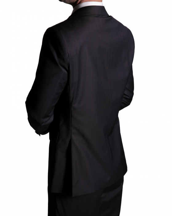 Costum Office Slim Albastru Închis [3]