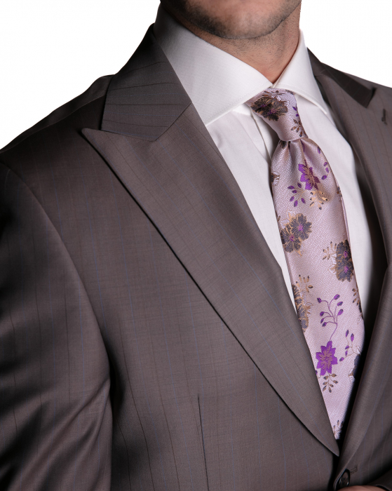 Costum Office Slim Gri Deschis [2]