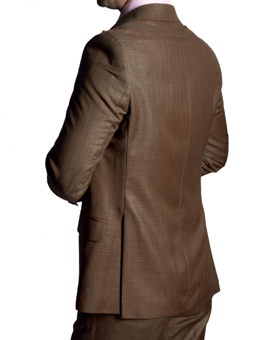 Costum Office Slim Maro cu Vestă [3]