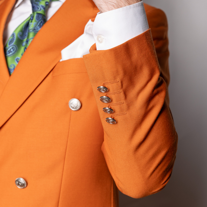 Costum Office Slim Portocaliu [3]