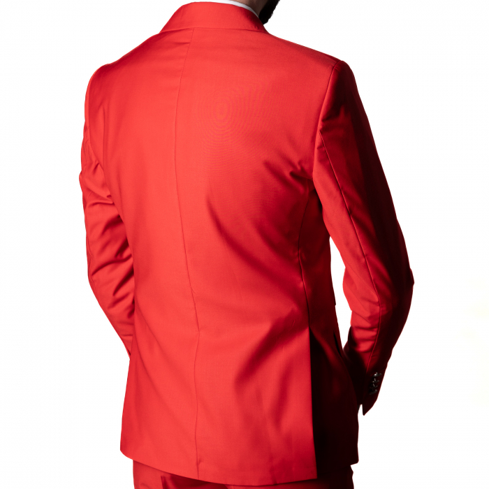 Costum Office Slim Roșu Deschis [2]