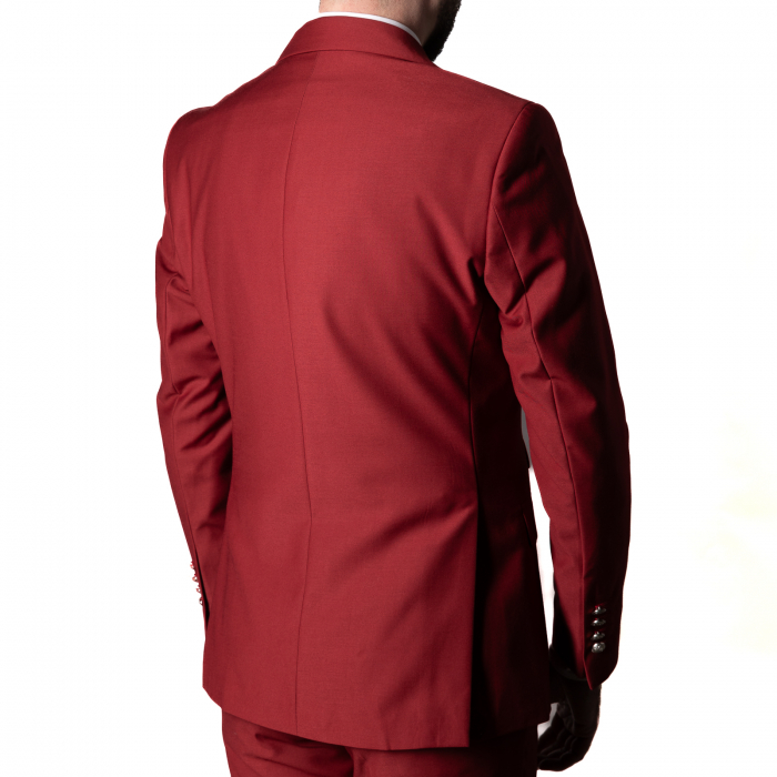 Costum Office Slim Roșu Închis [2]