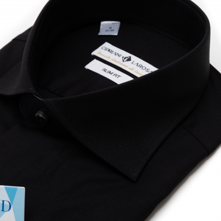 Cămașă Slim Fit neagră - 212 [1]