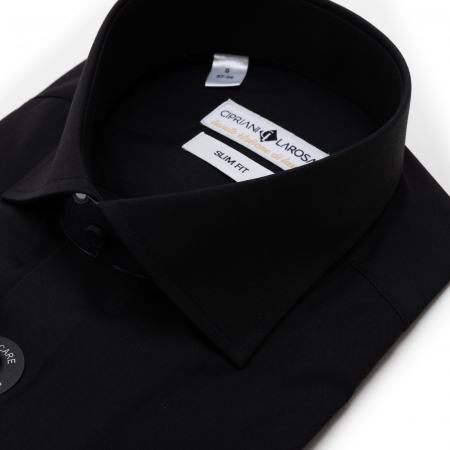 Cămașă Slim Fit neagră [1]