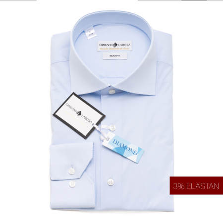 Slim - Cămașă Slim Fit albastră - 213