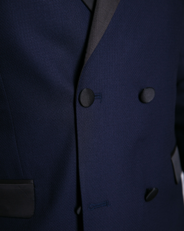 Costum Ceremonie Slim Bleumarin [2]