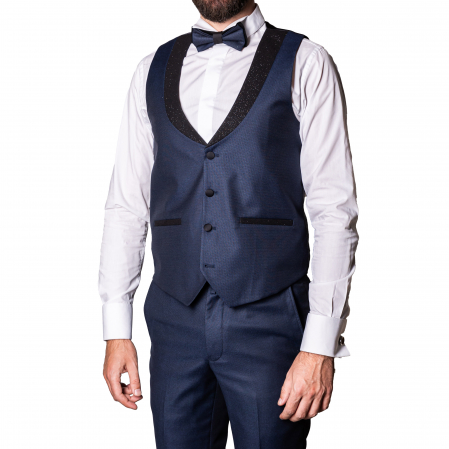 Costum Ceremonie Slim Bleumarin C2 [4]