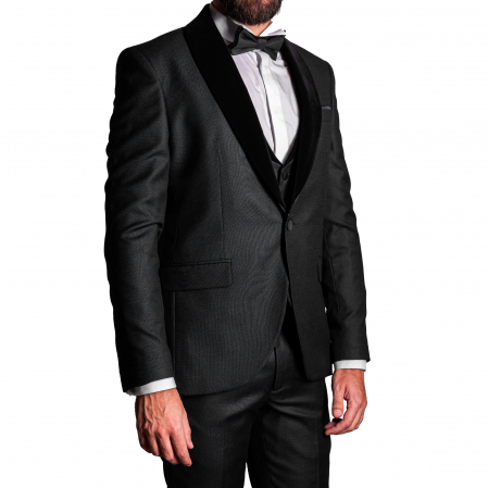 Costume Ceremonie - Costum Ceremonie Slim Negru C11