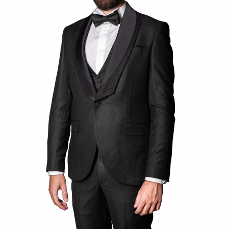 Costume Ceremonie - Costum Ceremonie Slim Negru C10