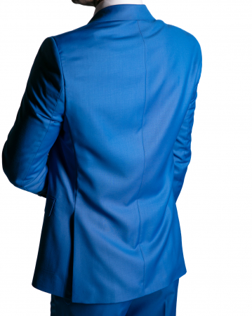 Costum Office Slim Albastru-Cyan [3]