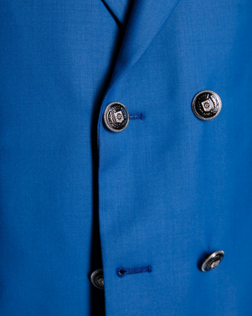 Costum Office Slim Albastru-Cyan [2]