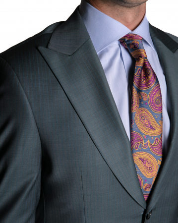 Costum Office Slim Albastru-Verzui [1]