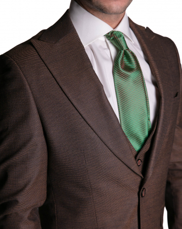 Costum Office Slim Maro cu Vestă [1]