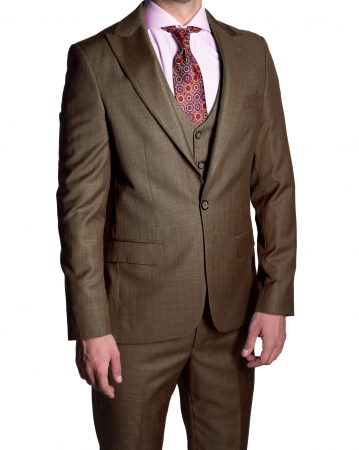 Costume Office - Costum Office Slim Maro cu Vestă
