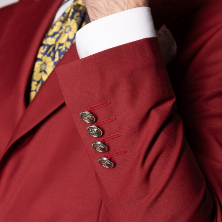 Costum Office Slim Roșu Închis [2]