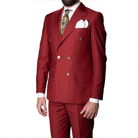 Costume - Costum Office Slim Roșu Închis