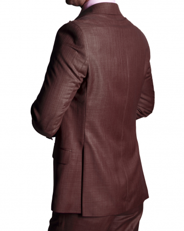 Costum Office Slim Vișiniu cu Vestă [2]