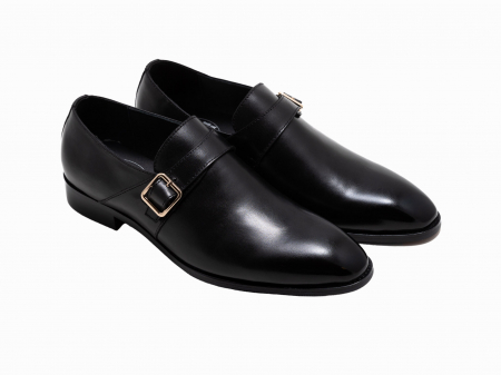 Pantofi - Pantofi Office negru cu catarama
