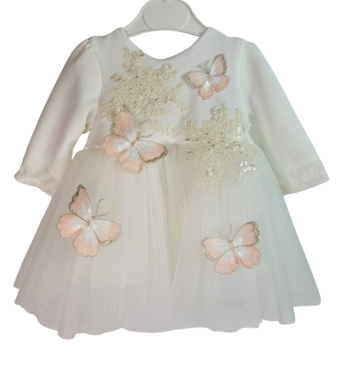 Compleu botez fete marimea 62, alb, 0-3 luni RTX0006A [2]