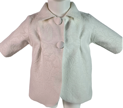 Compleu botez fete sezon rece, marimea 62, alb-roz, 0-3 luni RTX0006D iarna [5]